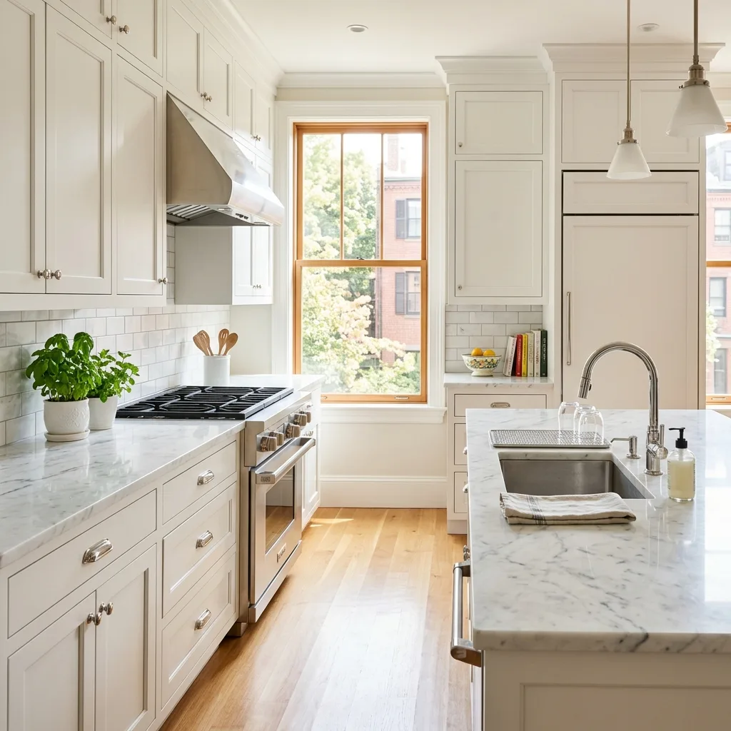 Sparkling clean kitchen